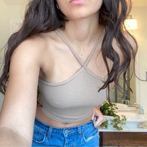 Zara Ribbed Crop Top